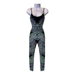 Mara Hoffman Active Long Full Bodysuit S